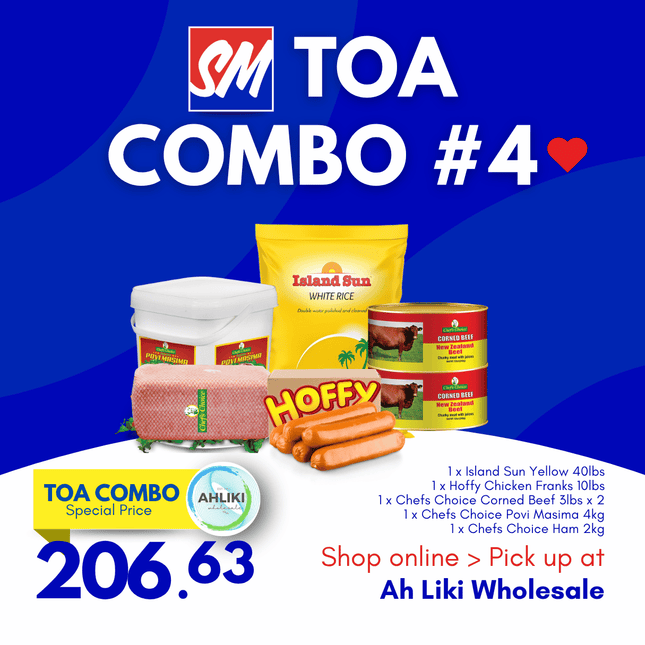 TOA Combo #4 "PICKUP FROM AH LIKI WHOLESALE"