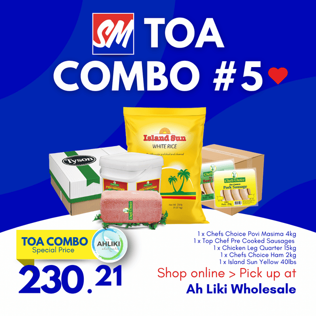 TOA Combo #5 "PICKUP FROM AH LIKI WHOLESALE"