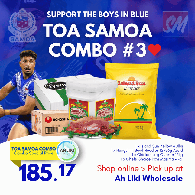 TOA SAMOA Combo #3 "PICKUP FROM AH LIKI WHOLESALE"