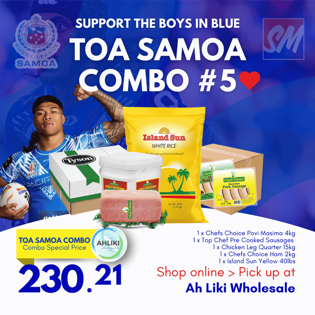 TOA SAMOA Combo #5 "PICKUP FROM AH LIKI WHOLESALE"