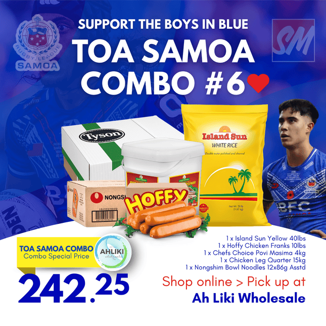 TOA SAMOA Combo #6 "PICKUP FROM AH LIKI WHOLESALE"