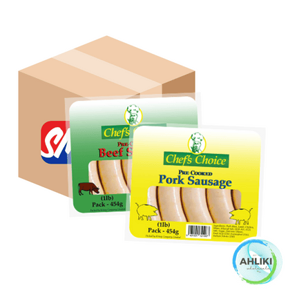 Top Chef Precooked Sausages 12PACK x 1LB  [NOT AVAIL AT TAUFUSI BRANCH] "PICKUP FROM AH LIKI WHOLESALE"