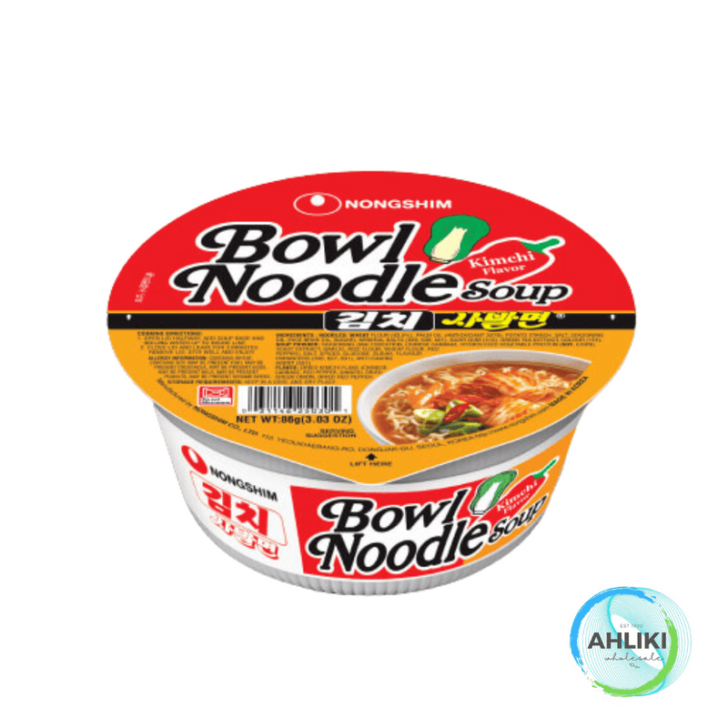 Nongshim Bowl Noodles Case12 By 86g Assorted Flavored  "PICKUP FROM AH LIKI WHOLESALE"