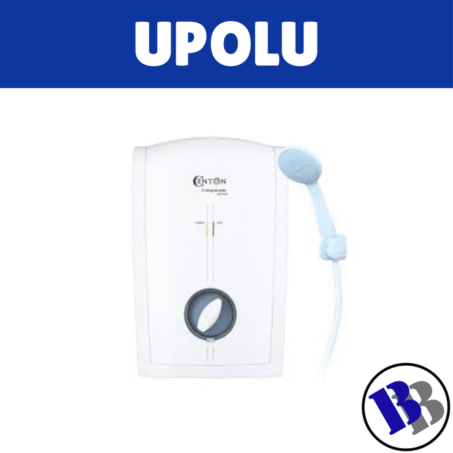 Shower Heater Instant White Elegande Centon - "PICKUP FROM BLUEBIRD LUMBER & HARDWARE"