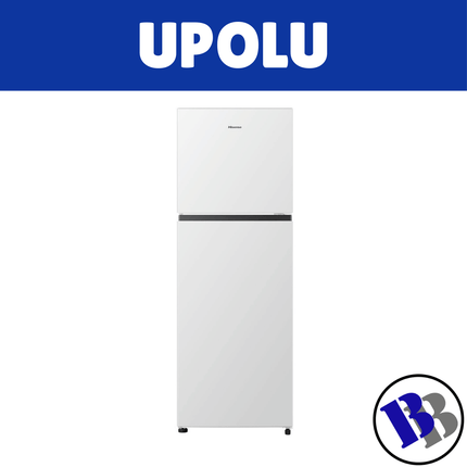 Fridge Top Mount 326L White Hisense - "PICKUP FROM BLUEBIRD LUMBER & HARDWARE"