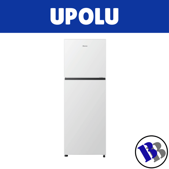 Fridge Top Mount 326L White Hisense - "PICKUP FROM BLUEBIRD LUMBER & HARDWARE"