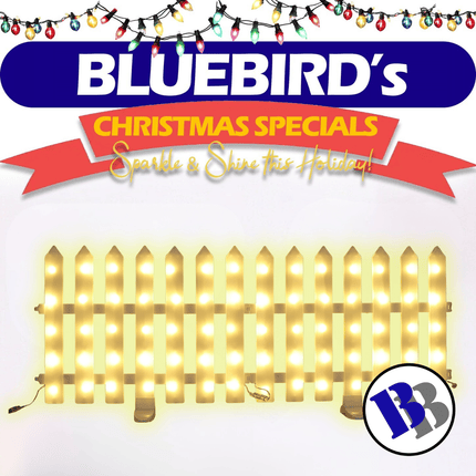 X-MAS DECORATIONS! Fence Xmas Light Warm White - "PICK UP AT BLUEBIRD LUMBER  HARDWARE UPOLU ONLY"