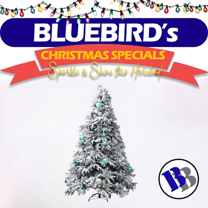 X-MAS TREE! Mutberg 150cm (1.5m) with Ornaments and Un-Lit Lights - "PICK UP AT BLUEBIRD LUMBER  HARDWARE UPOLU ONLY"