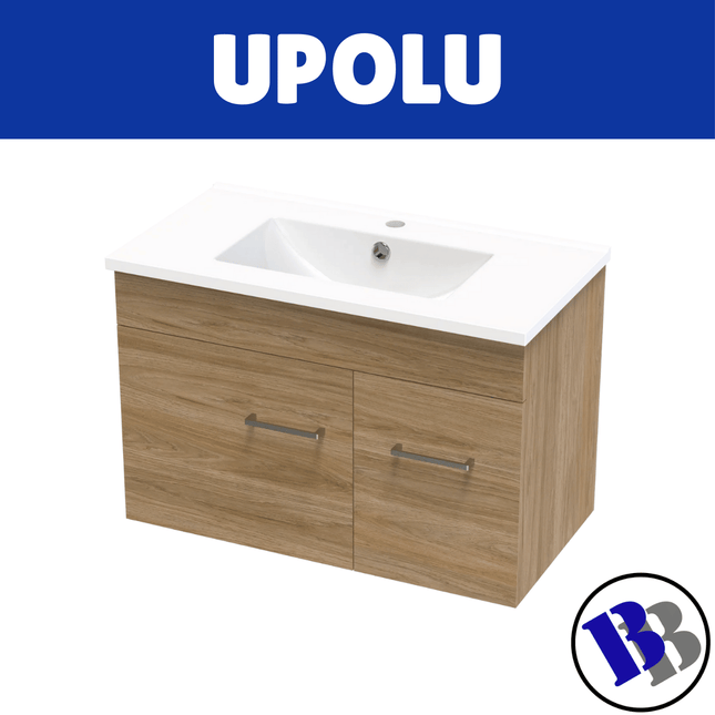 Vanity Cabinet Slimline Bathroom Melamine 750mm - "PICKUP FROM BLUEBIRD LUMBER & HARDWARE"