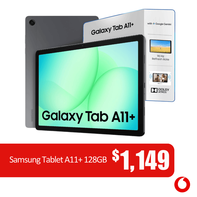 Samsung Tablet A11+ 128GB "PICK UP FROM VODAFONE SAMOA"