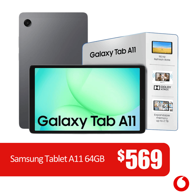 Samsung Tablet A11 64GB "PICK UP FROM VODAFONE SAMOA"