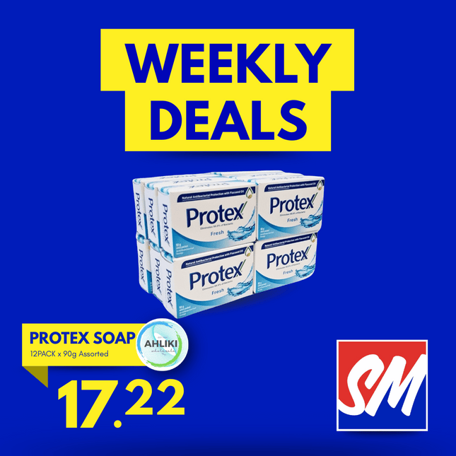 WEDNESDAY WEEKLY DEALS! Protex Soap 12PACK x 90g Assorted "PICKUP FROM AH LIKI WHOLESALE"