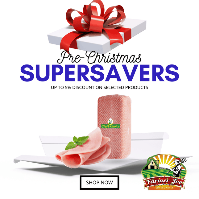 PRE-CHRISTMAS SUPERSAVER! Chefs Choice Local Ham 2Kg - "PICKUP FROM FARMER JOE SUPERMARKET VAITELE ONLY"