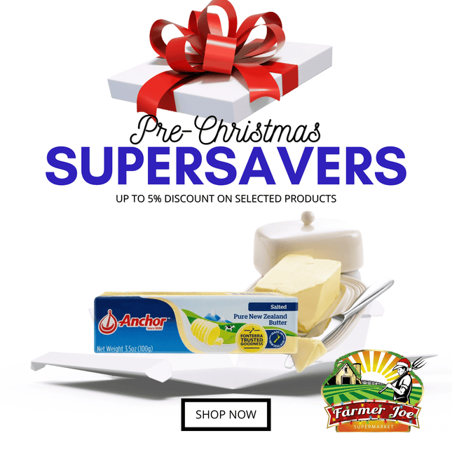 PRE-CHRISTMAS SUPERSAVER! Anchor Butter 100g "PICKUP FROM FARMER JOE SUPERMARKET VAITELE ONLY"