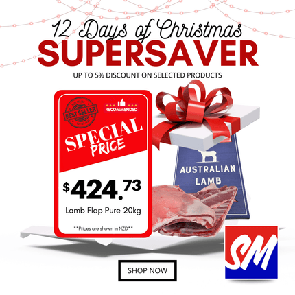 12 DAYS OF CHRISTMAS SUPERSAVERS! Lamb Pure Flap Frozen Pusa Mamoe 20kg "PICKUP FROM AH LIKI WHOLESALE ONLY"