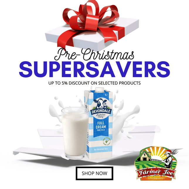 PRE-CHRISTMAS SUPERSAVER! Devondale Milk 1L Full Cream "PICKUP FROM FARMER JOE SUPERMARKET VAITELE ONLY"