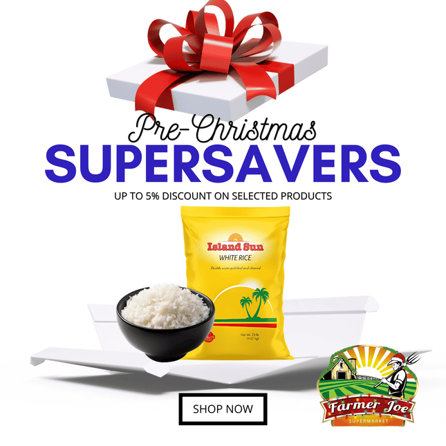 PRE-CHRISTMAS SUPERSAVER! Island Sun Rice 20lbs "PICKUP FROM FARMER JOE SUPERMARKET VAITELE ONLY"