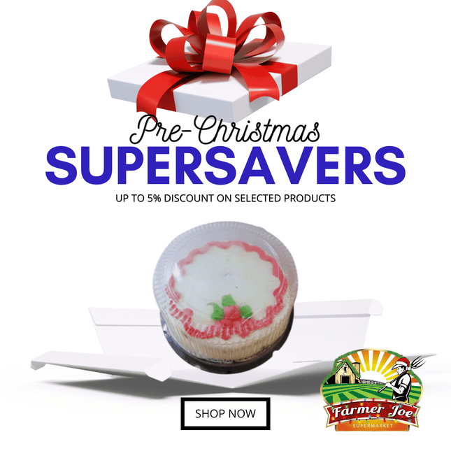 PRE-CHRISTMAS SUPERSAVER! Banana Cake Round - Medium "PICKUP FROM FARMER JOE SUPERMARKET VAITELE ONLY"
