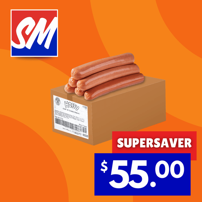 SUPERSAVER! Hoffy Chicken Franks Sausages 10lbs "PICKUP FROM AH LIKI WHOLESALE"