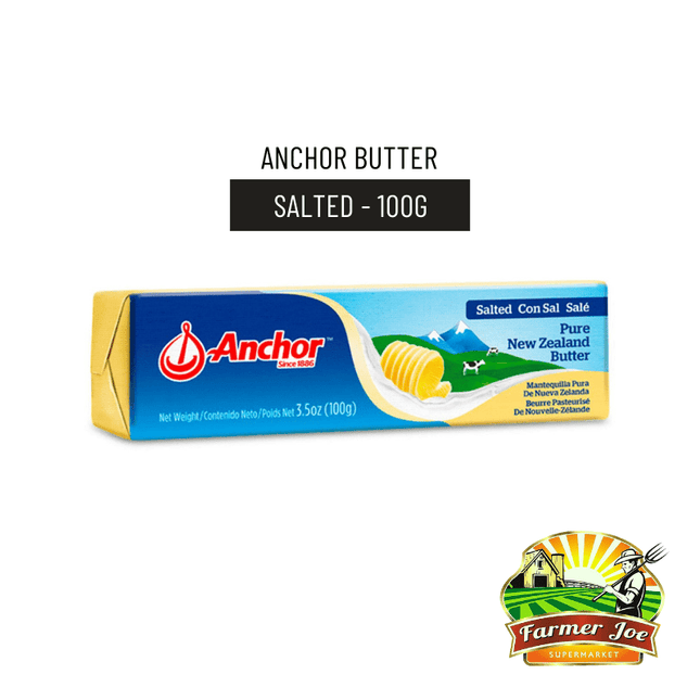 Anchor Butter 100G [NOT AVAIL AT FUGALEI BRANCH] "PICKUP FROM FARMER JOE SUPERMARKET UPOLU ONLY" - Samoamarket.com