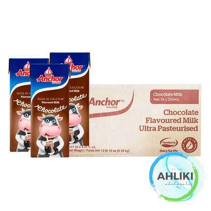 Anchor Chocolate Milk 24x250mls "PICKUP FROM AH LIKI WHOLESALE" - Samoamarket.com