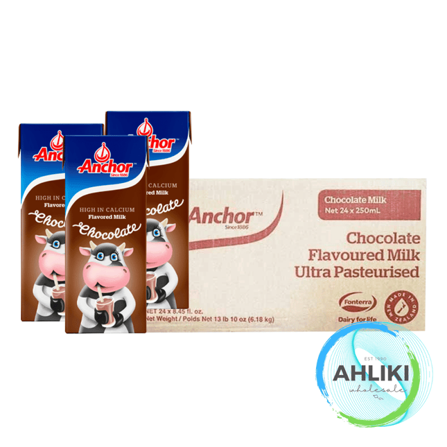 Anchor Chocolate Milk 24x250mls "PICKUP FROM AH LIKI WHOLESALE" - Samoamarket.com