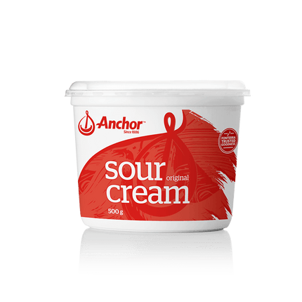 Anchor Sour Cream Plain 500g "PICKUP FROM FARMER JOE SUPERMARKET UPOLU ONLY" - Samoamarket.com