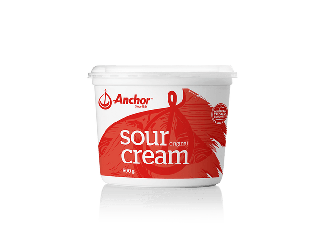 Anchor Sour Cream Plain 500g "PICKUP FROM FARMER JOE SUPERMARKET UPOLU ONLY" - Samoamarket.com