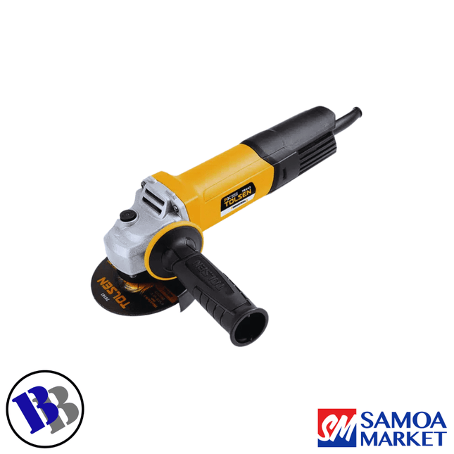 Angle Grinder 100mm [4"] - TOLSEN "PICKUP FROM BLUEBIRD LUMBER & HARDWARE" - Samoamarket.com
