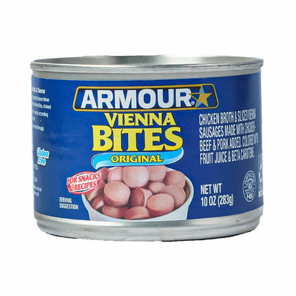 Armour Vienna Sausage Bites 10oz "PICKUP FROM FARMER JOE SUPERMARKET UPOLU ONLY" - Samoamarket.com