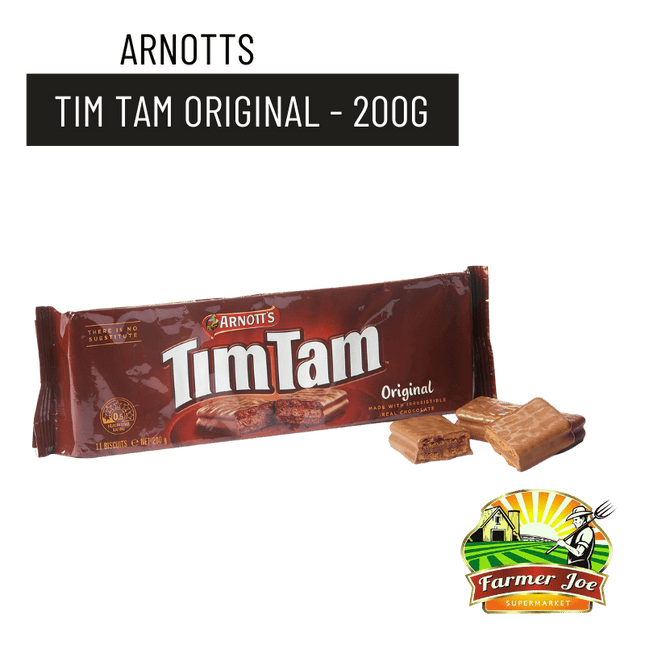 Arnotts Tim Tam Original 200g - "PICKUP FROM FARMER JOE SUPERMARKET UPOLU ONLY" - Samoamarket.com