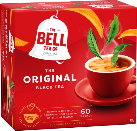 Bell Tea Original - 60 Tea Bags "PICKUP FROM FARMER JOE SUPERMARKET UPOLU ONLY" - Samoamarket.com