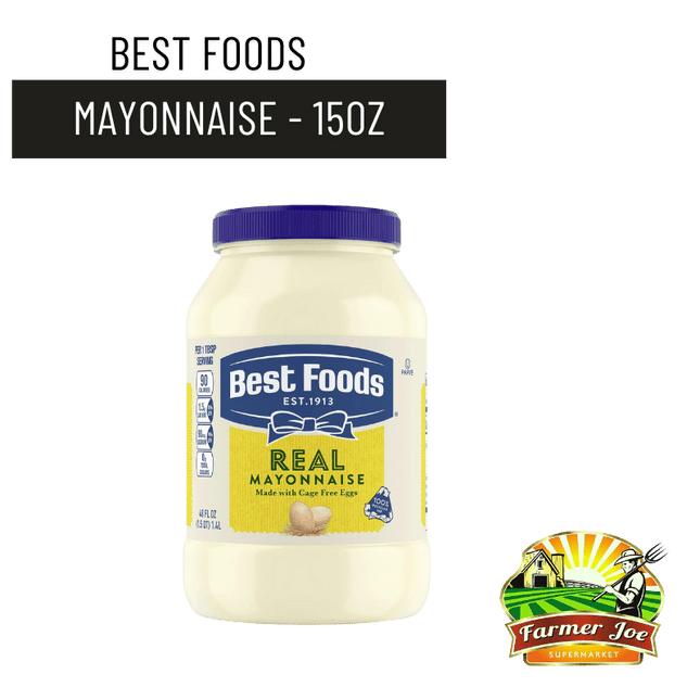 Best Foods Mayonnaise 15oz "PICKUP FROM FARMER JOE SUPERMARKET UPOLU ONLY" - Samoamarket.com