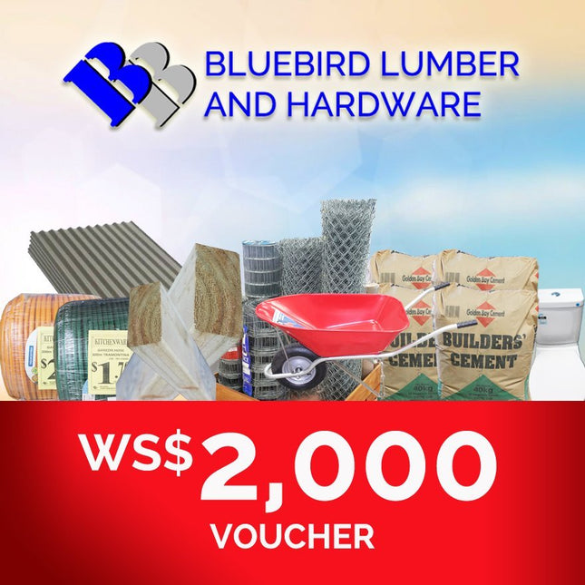 Bluebird Lumber Gift Voucher WS$2,000 "PICKUP FROM BLUEBIRD LUMBER & HARDWARE SAVAII ONLY" - Samoamarket.com