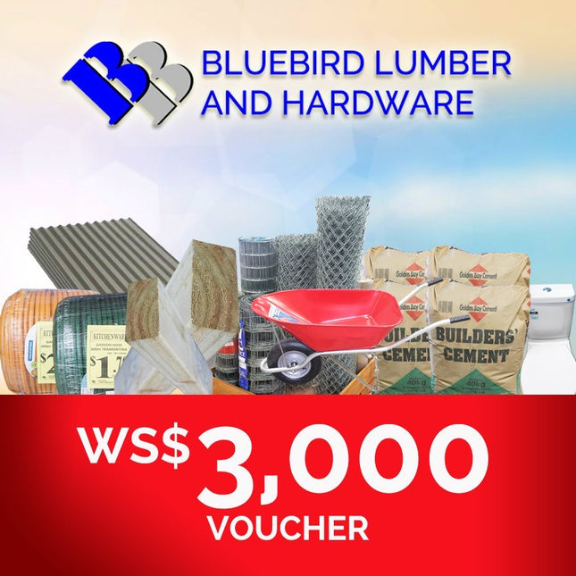 Bluebird Lumber Gift Voucher WS$3,000 "PICKUP FROM BLUEBIRD LUMBER & HARDWARE SAVAII ONLY" - Samoamarket.com
