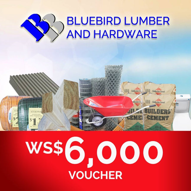 Bluebird Lumber Gift Voucher WS$6,000 "PICKUP FROM BLUEBIRD LUMBER & HARDWARE SAVAII ONLY" - Samoamarket.com