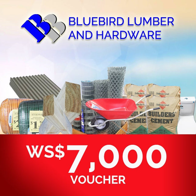 Bluebird Lumber Gift Voucher WS$7,000 "PICKUP FROM BLUEBIRD LUMBER & HARDWARE SAVAII ONLY" - Samoamarket.com