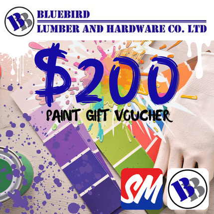 Bluebird Lumber & Hardware WS$200 Tala Gift Voucher for Paint - Samoamarket.com
