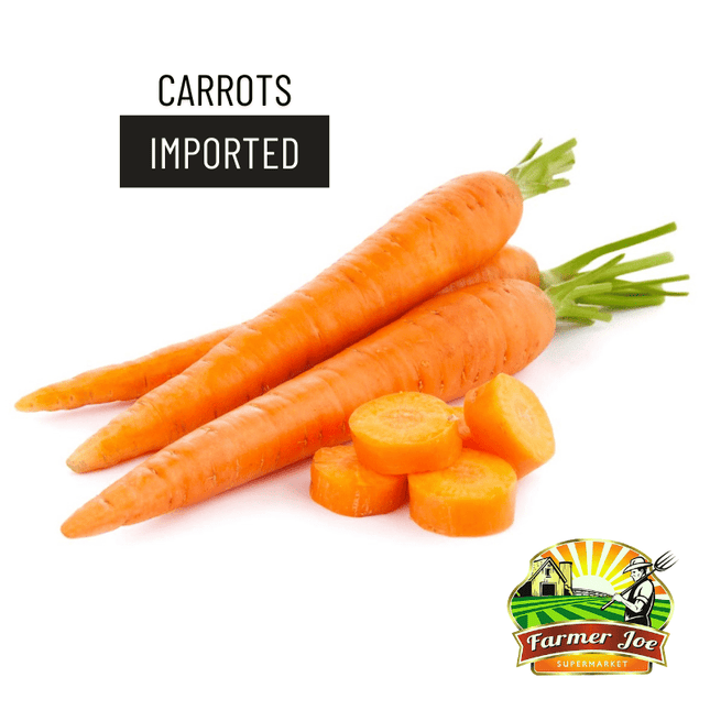 Carrots Imported Price per Kg [ Not available at Vaitele Branch ] "PICKUP FROM FARMER JOE SUPERMARKET UPOLU VAITELE ONLY" - Samoamarket.com
