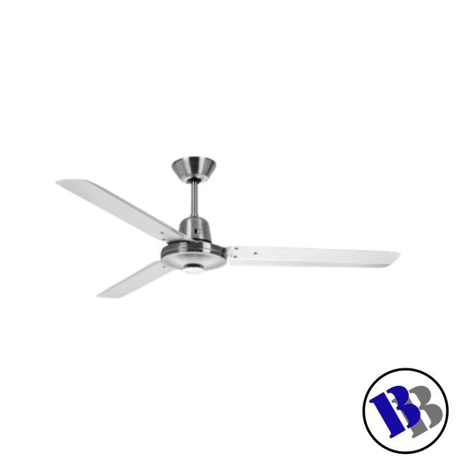 Ceiling Fan 56 (1400mm) 3B Stainless Steel "PICKUP FROM BLUEBIRD LUMBER & HARDWARE" - Samoamarket.com