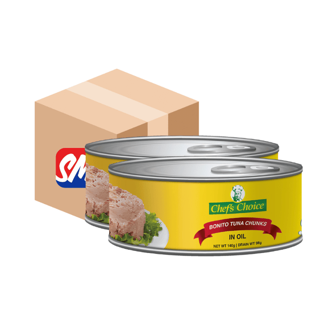 Chefs Choice Tuna In Oil 24 By 140g (Smaller Can) [SORRY, SOLD OUT] "PICKUP FROM AH LIKI WHOLESALE" - Samoamarket.com