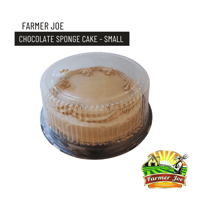Chocolate Sponge Cake - Small "PICKUP FROM FARMER JOE SUPERMARKET UPOLU ONLY" - Samoamarket.com