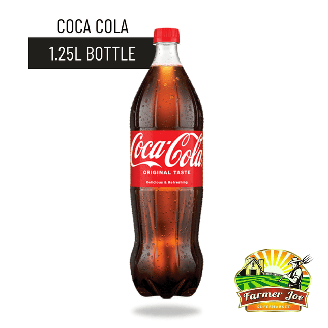 Coca Cola 1.25L Bottle [ Not Available at Vaitele Branch ] "PICKUP FROM FARMER JOE SUPERMARKET UPOLU ONLY" - Samoamarket.com