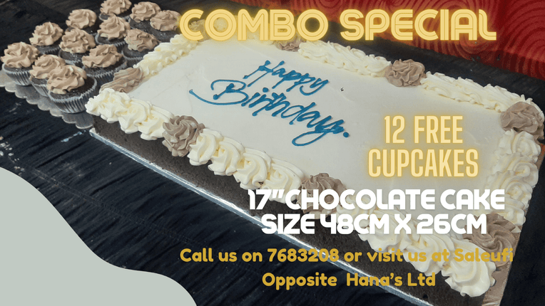 Combo Special $135 SAT (24HRS NOTICE REQUIRED, PICKUP UPOLU ONLY) - "PICK UP FROM TERI'S CAKE" - Samoamarket.com