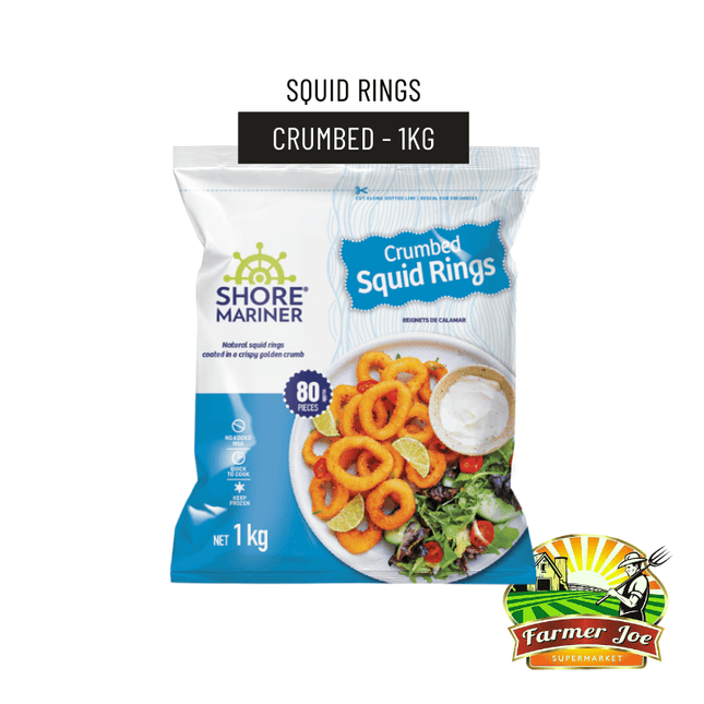 Crumbed Squid Rings 1Kg - "PICKUP FROM FARMER JOE SUPERMARKET UPOLU ONLY" - Samoamarket.com
