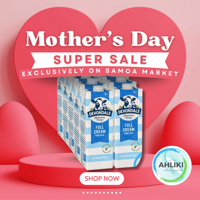 Devondale Full Cream UHT Milk 10x1L "PICKUP FROM AH LIKI WHOLESALE" - Samoamarket.com