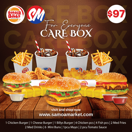 Family Care Box "PICKUP FROM BURGER BILLS VAITELE ONLY" - Samoamarket.com
