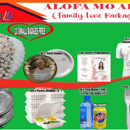 Family Love Package 1 "PICK UP AT HANA'S LIMITED TAUFUSI" - Samoamarket.com