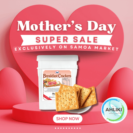 FMF Breakfast Crackers 5Kg Paelo Lapo'a [NOT AVAIL AT HQ]"PICKUP FROM AH LIKI WHOLESALE" - Samoamarket.com