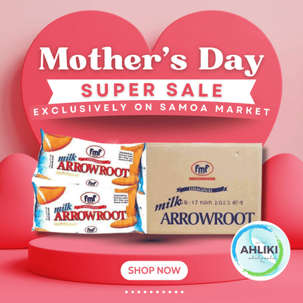 FMF Milk Arrowroot Biscuits 20x250g "PICKUP FROM AH LIKI WHOLESALE" - Samoamarket.com